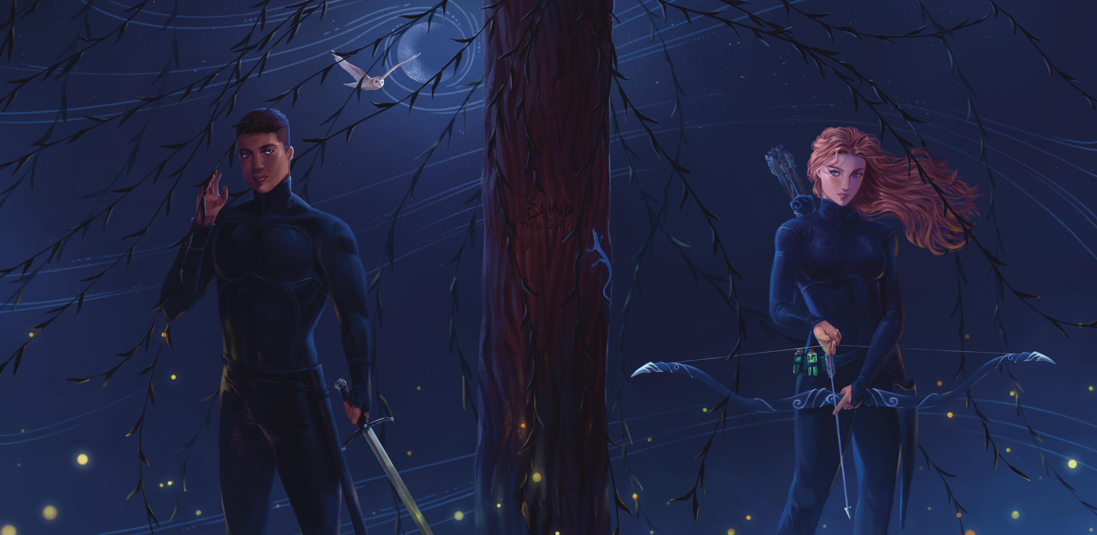 Blind Thoughts - C.L.Sharp - Reverse Dust Jacket